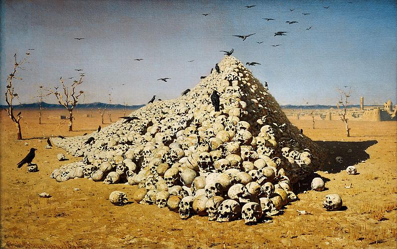 Vasily Vereshchagin The Apotheosis of War Sweden oil painting art